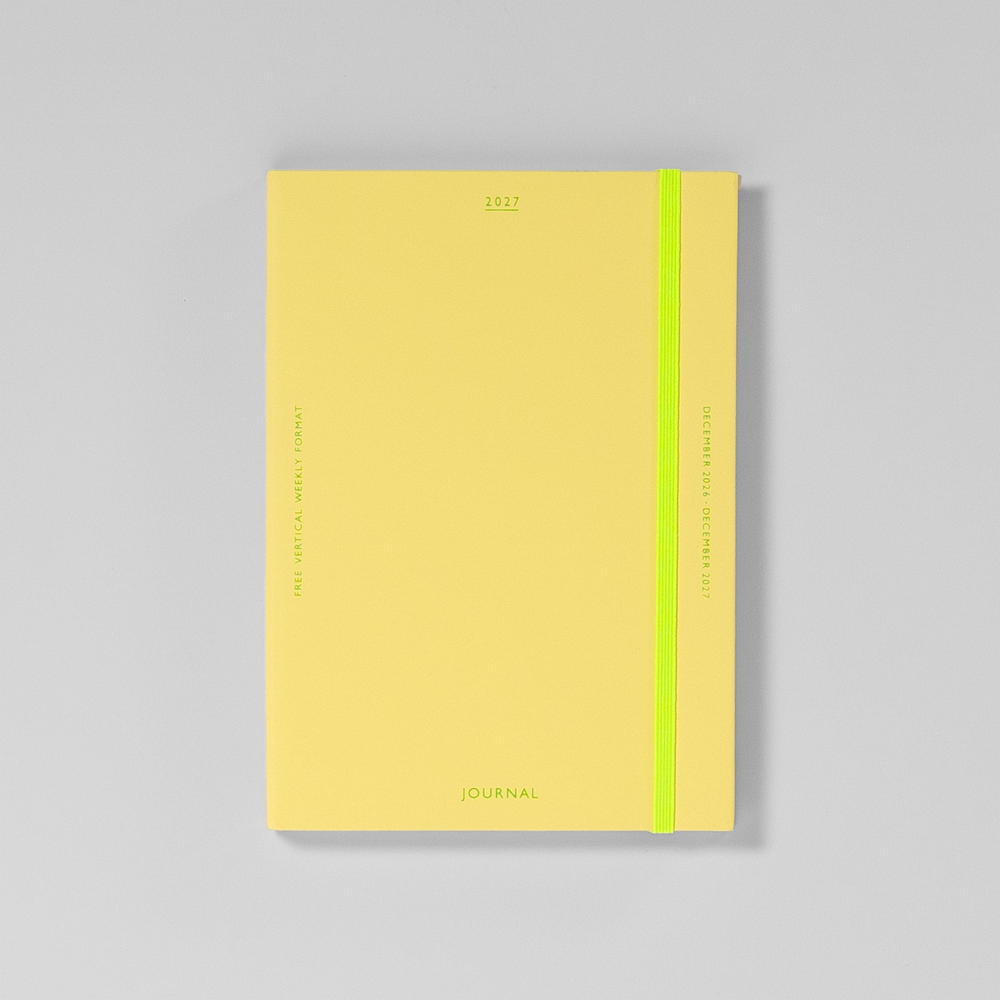 Journalkalender Katy B6 in Yellow – Cover-Ansicht #Farbe_Yellow