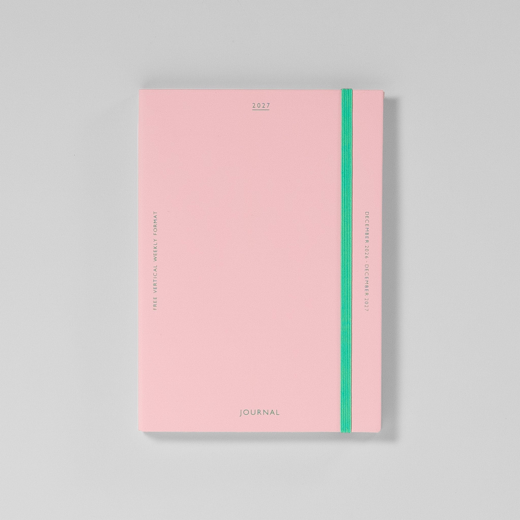 Journalkalender Katy B6 in Pink – Cover-Ansicht #Farbe_Pink