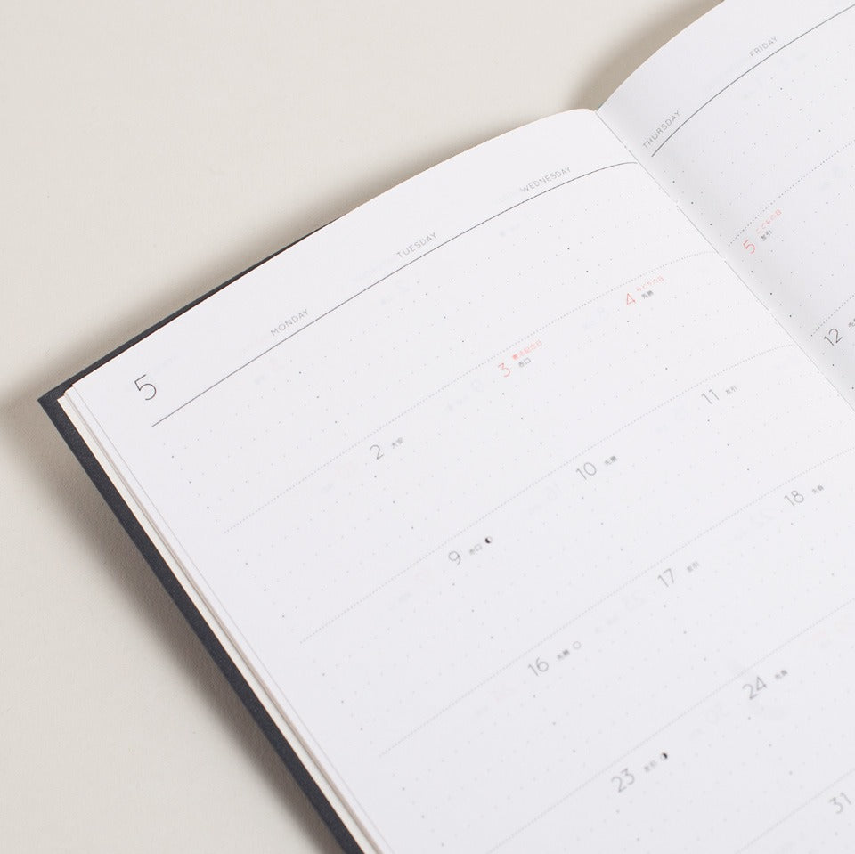 Journal Kalender 2026 / Diary Katy Weekly B6