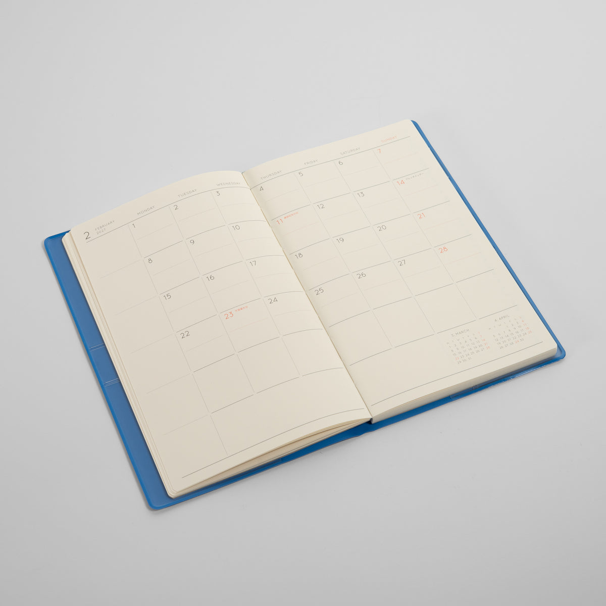 Detailansicht der Monatsübersicht im Shine Monatskalender