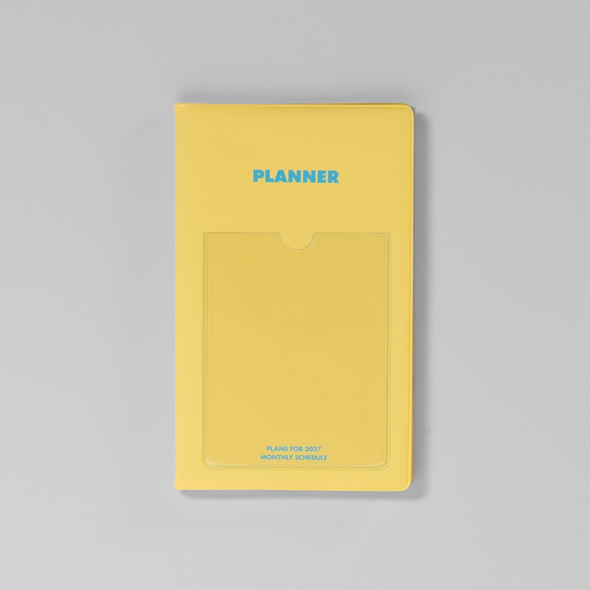 Monatskalender Shine „Planner“ B6 Slim in Gelb – Cover-Ansicht #Farbe_Yellow