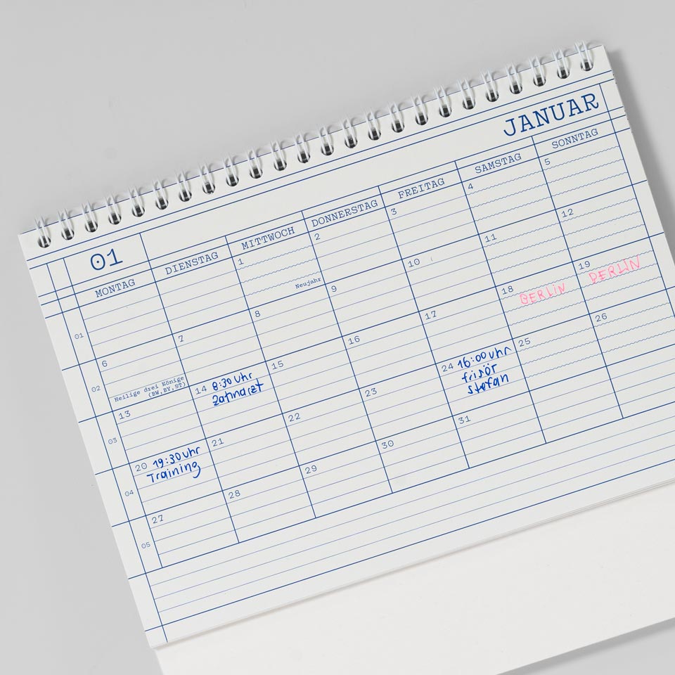 Eisenhauer Tischkalender A5 Monat 2026