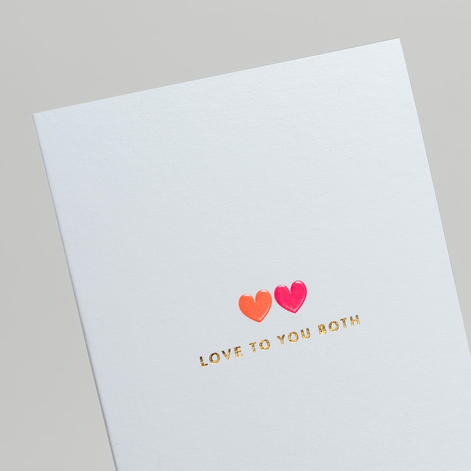 Hochzeitskarte Love to you both