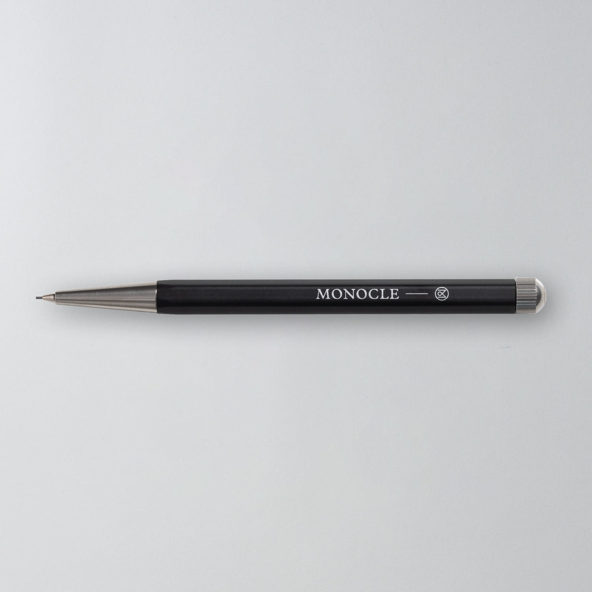 Leuchtturm Bleistift Drehgriffel Monocle in Schwarz