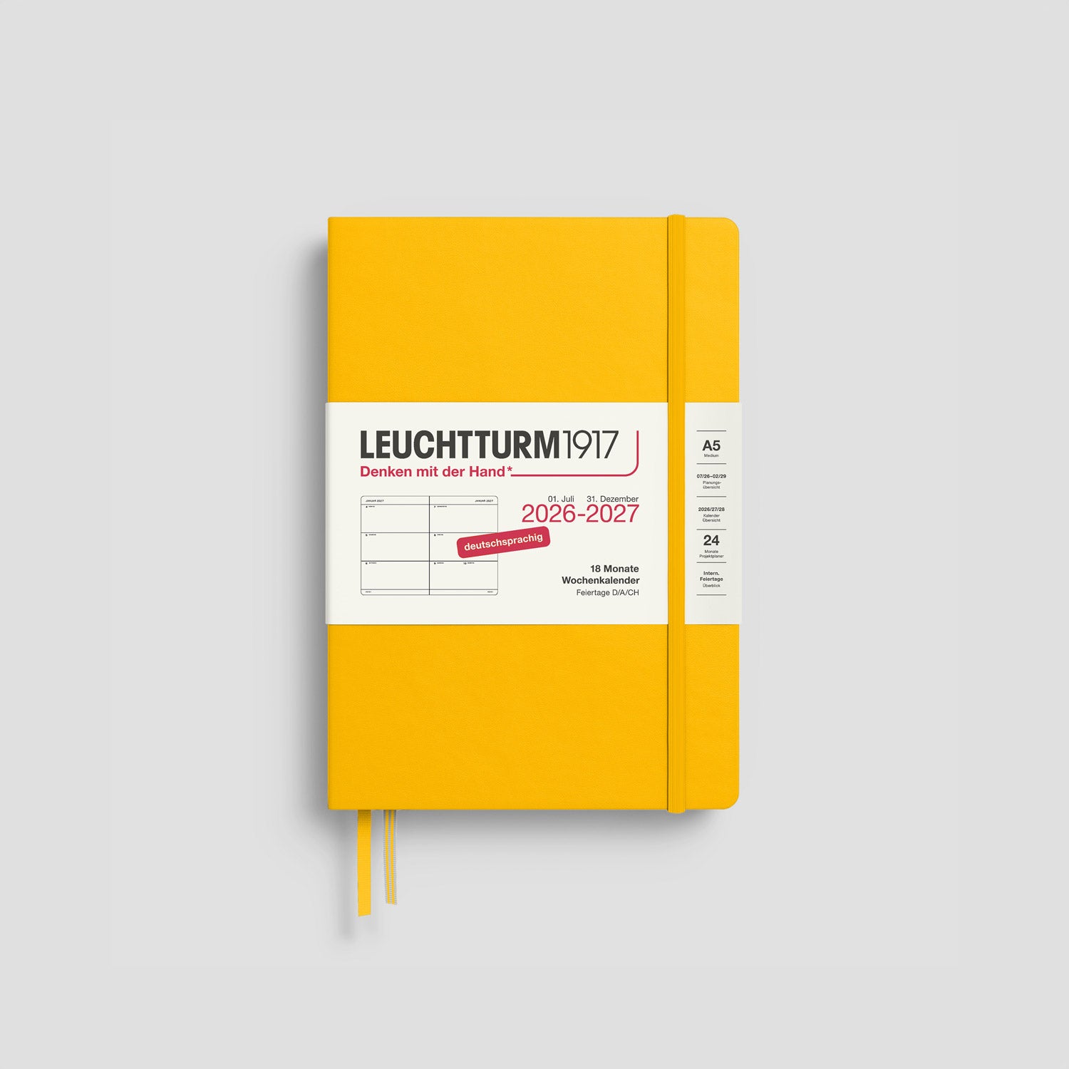 18 Monate Wochenkalender 2026/2027