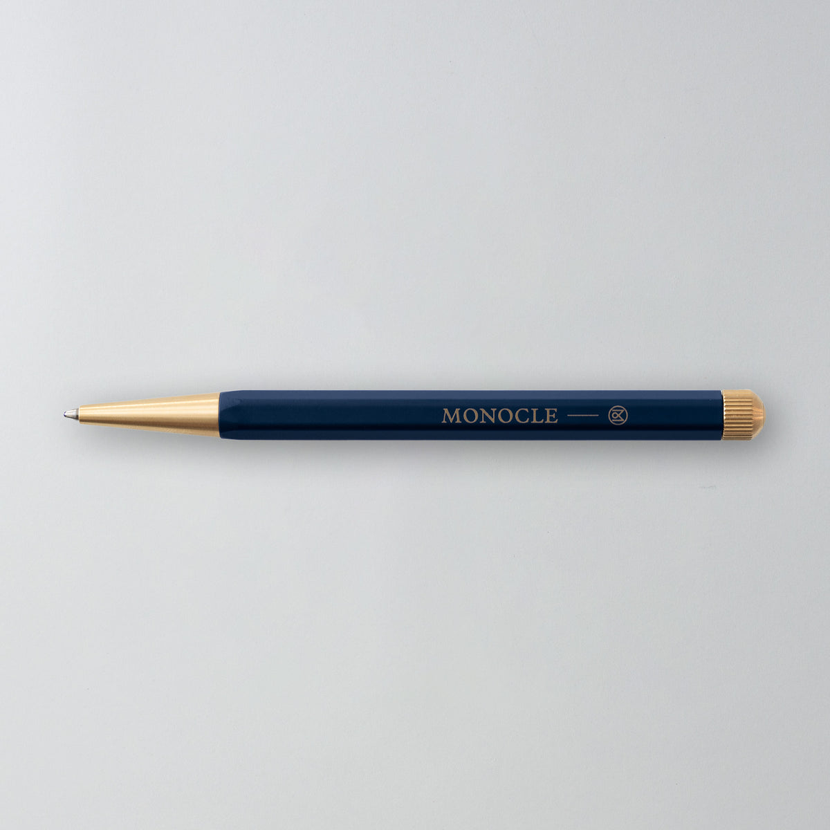 Leuchtturm Drehgriffel Kugelschreiber Monocle in Navy (Dunkelblau)
