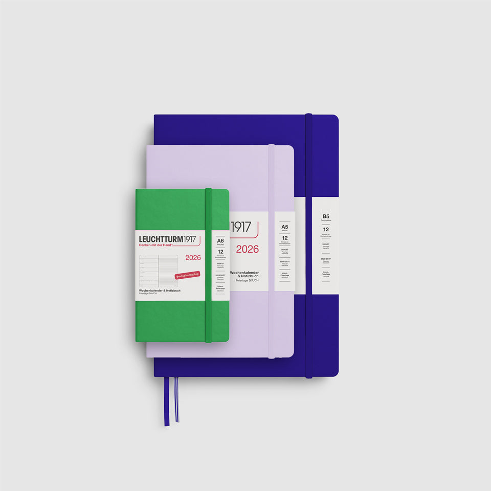 Wochenkalender und Notizbuch 2026 / Softcover