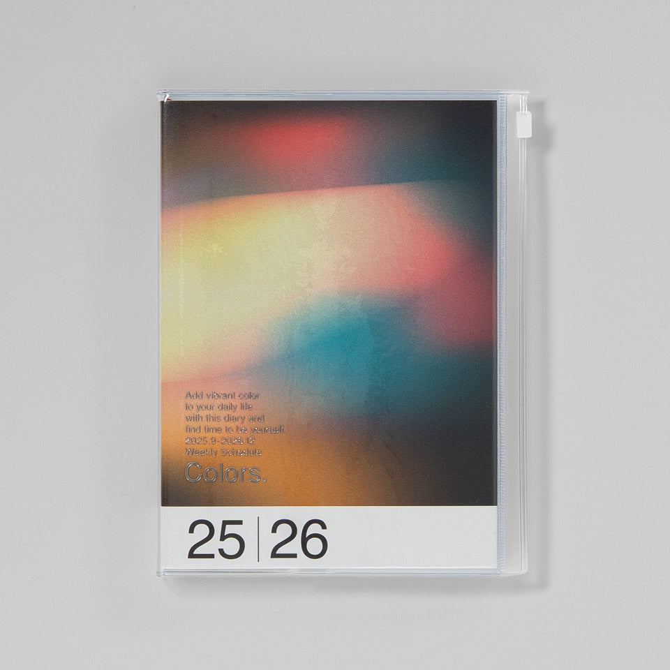 A5 Kalender 2025/26 mit Umschlagtasche Verlauf