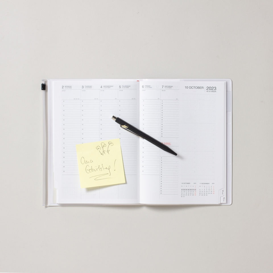A5 Kalender 2025/26 mit Umschlagtasche Berge