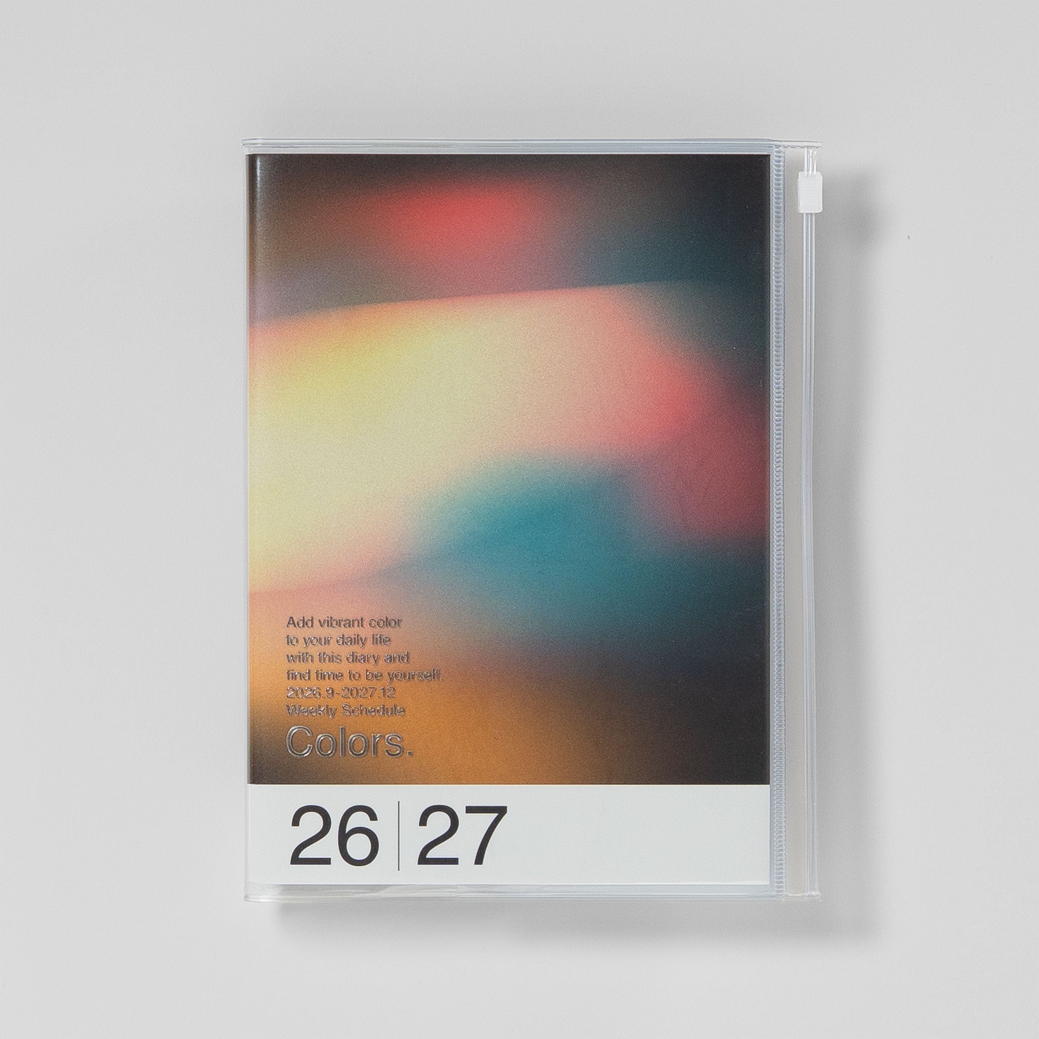 Mark's Taschenkalender A5 2026/27 Verlauf „Colors.", Farbe Schwarz #Farbe_Black