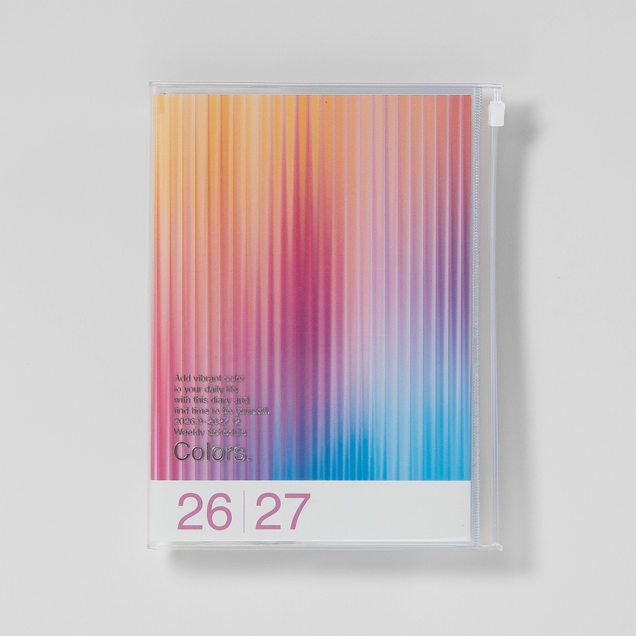 Mark's Taschenkalender A5 2026/27 Verlauf „Colors.", Farbe Magenta #Farbe_Magenta