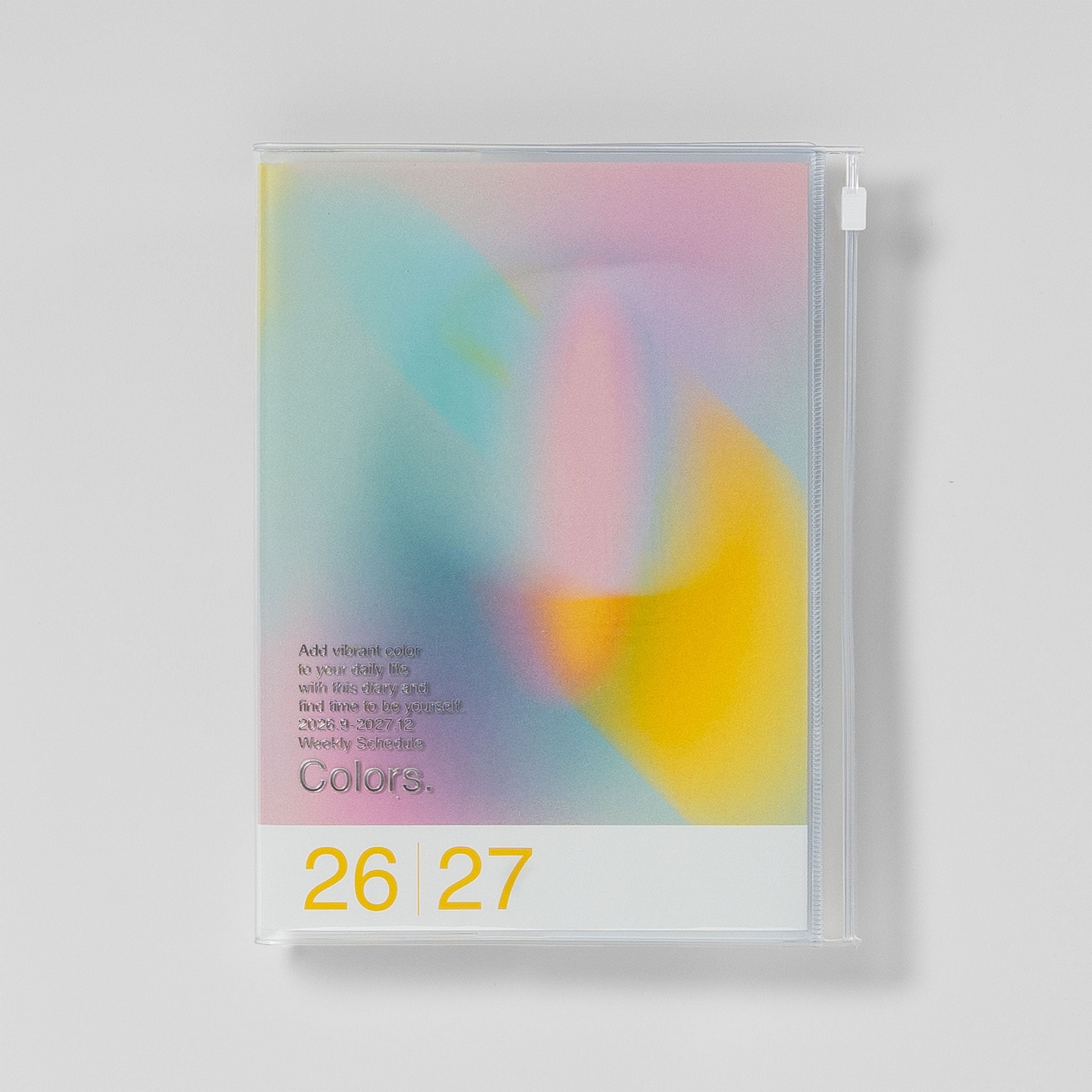 Mark's Taschenkalender A5 2026/27 Verlauf „Colors.", Farbe Pink #Farbe_Pink