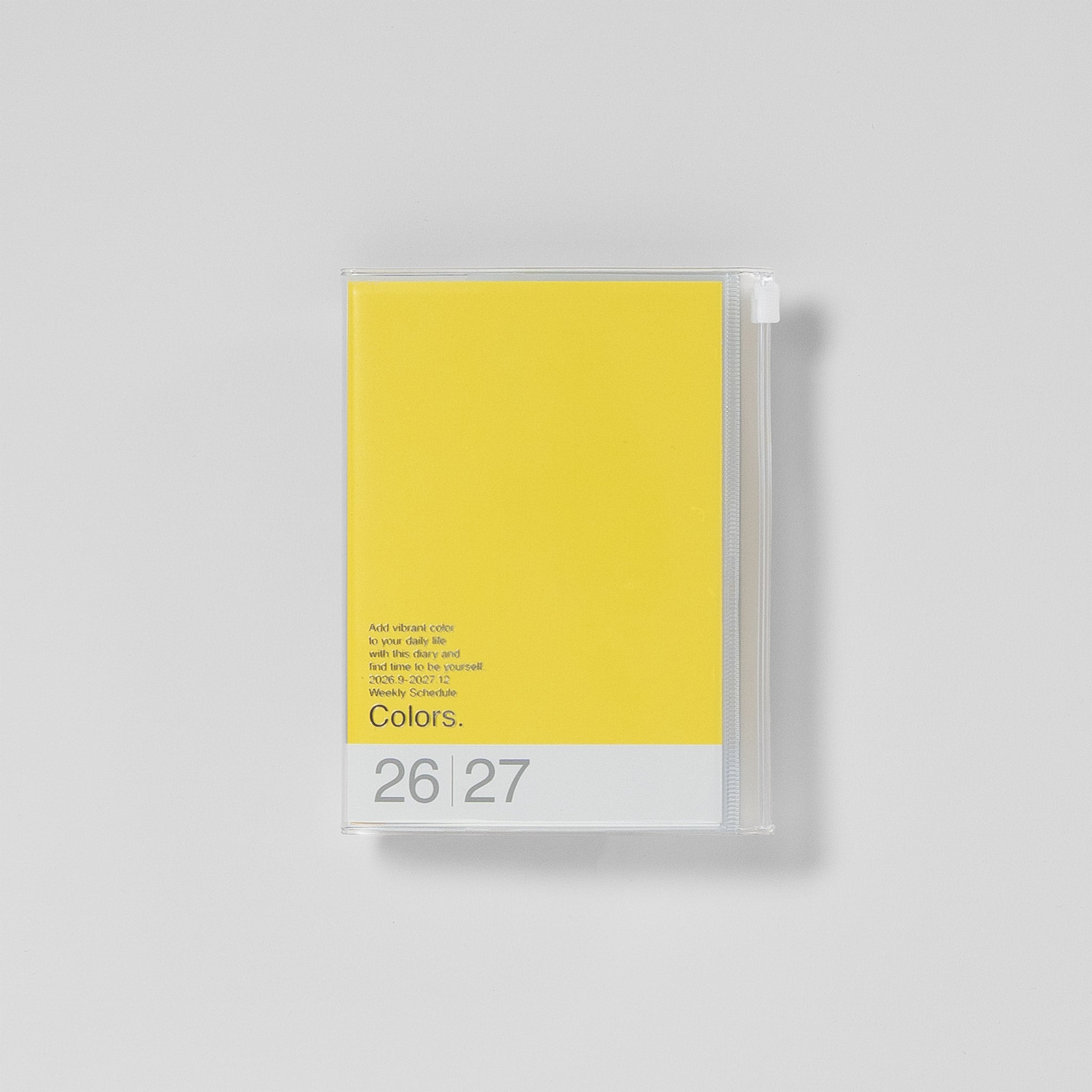 Mark's Taschenkalender A6 2026/27, Farbe Gelb #Farbe_Yellow