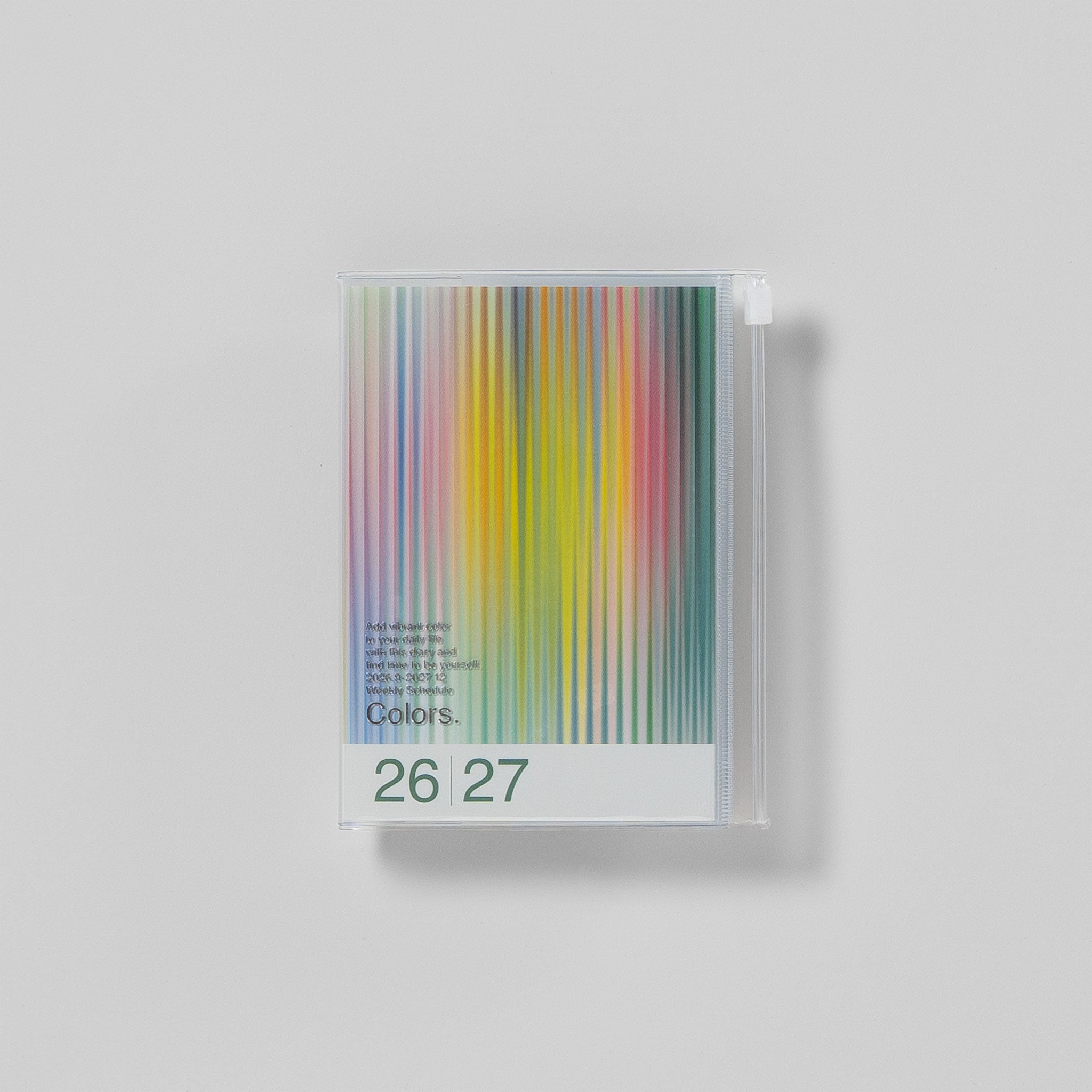 Mark's Taschenkalender A6 2026/27 Verlauf „Colors.", Farbe Grün #Farbe_Green