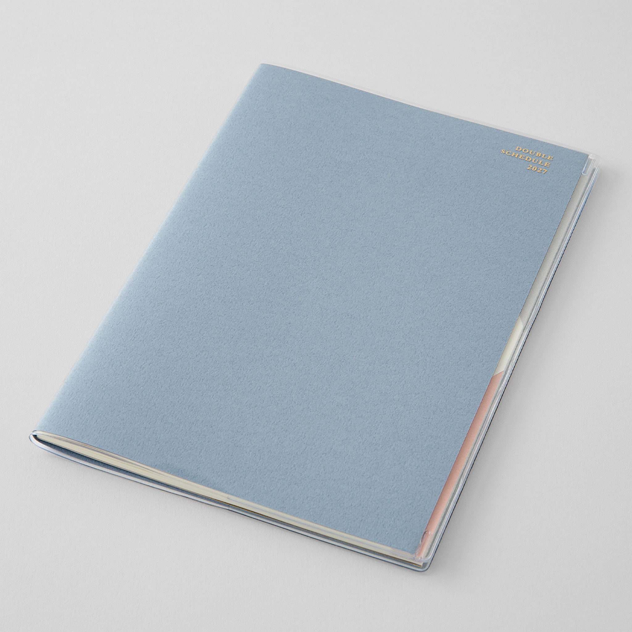 Midori B6 Doppelplaner mit Wochen-To-Do 2027 Blau – Seitenansicht