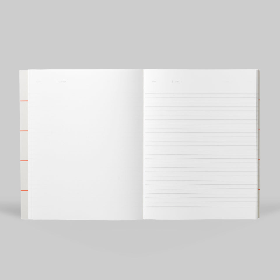 Notizbuch groß grau Notem / Uma Notebook L