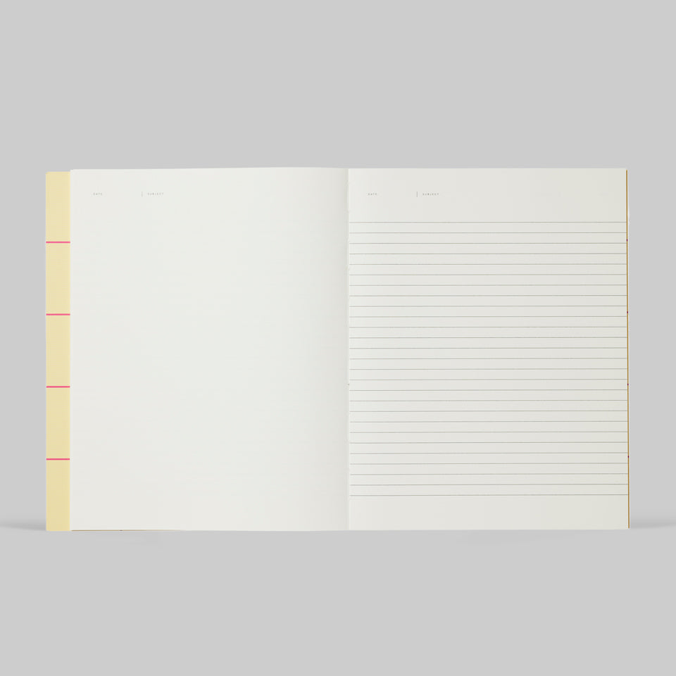 Notizbuch groß gelb Notem / Uma Notebook L