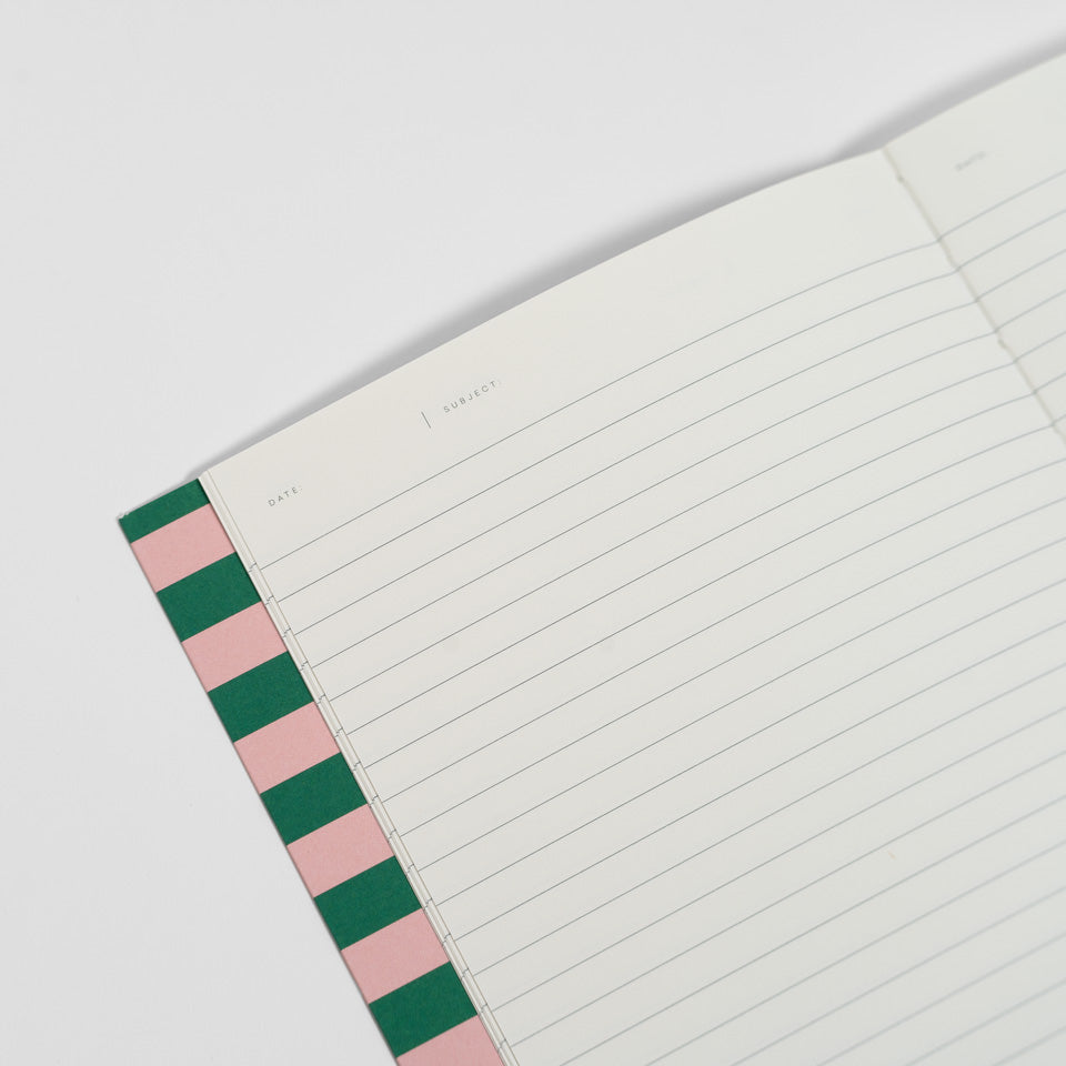 Notizbuch mittel rosa/grün Notem / Uma Notebook M
