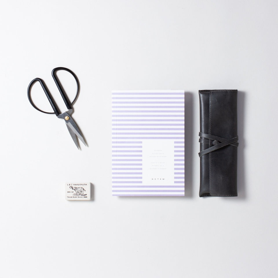 Notizheft Lila gestreift Notem / Vita Notebook