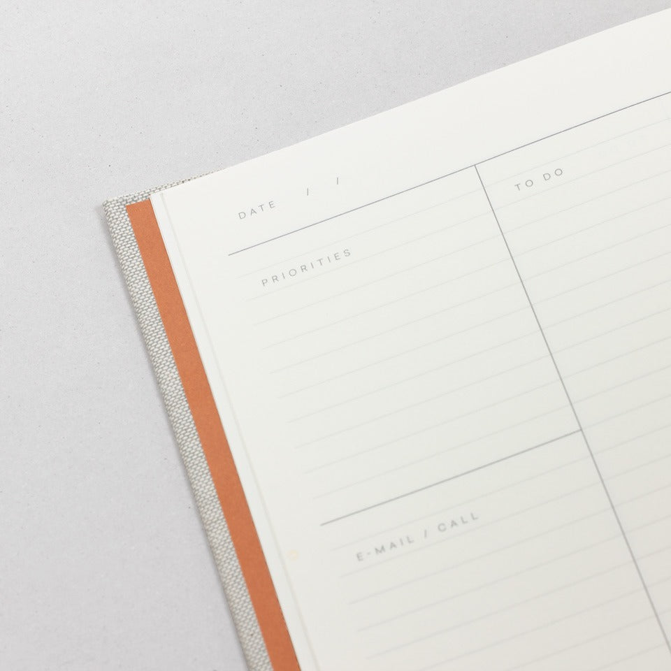 Arbeitsbuch groß grau Notem / Even Work Journal
