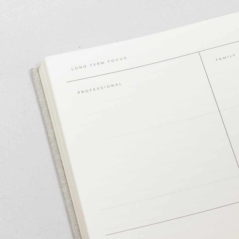 Arbeitsbuch groß grau Notem / Even Work Journal