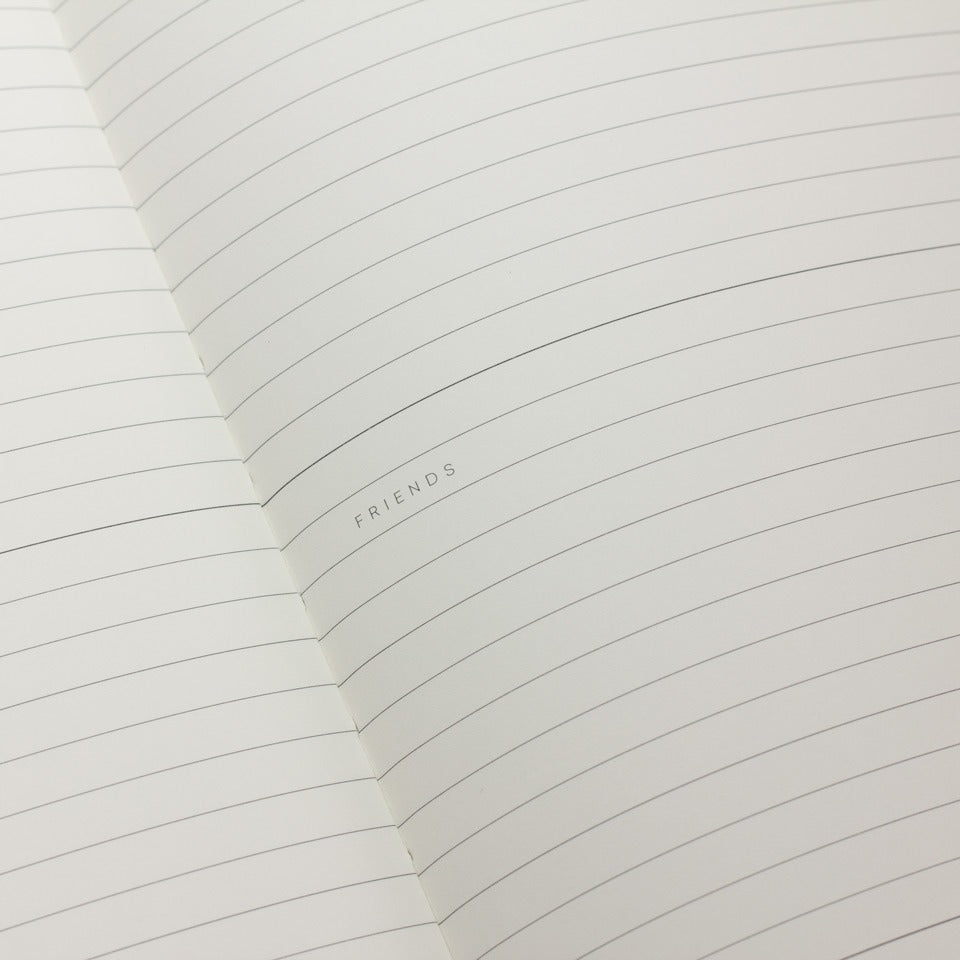 Notizbuch groß grau Notem / Uma Notebook L