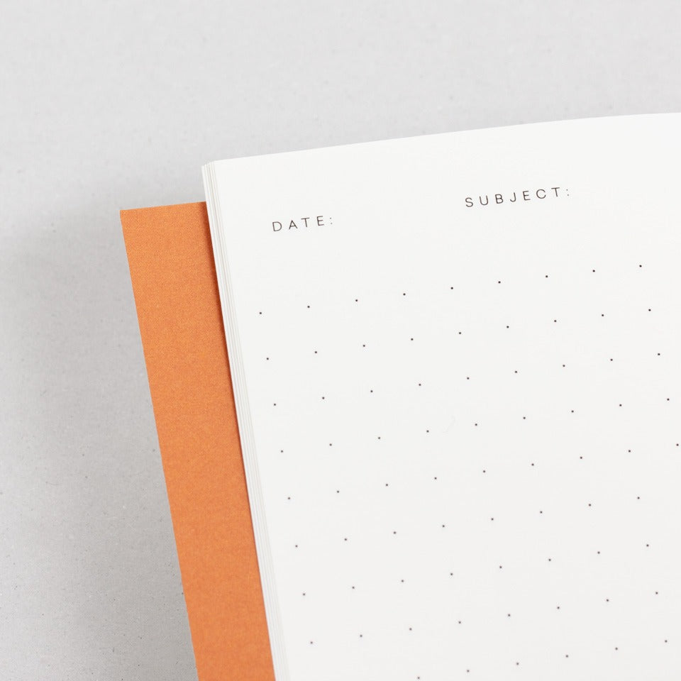 Notizheft gelb gestreift Notem / Vita Notebook