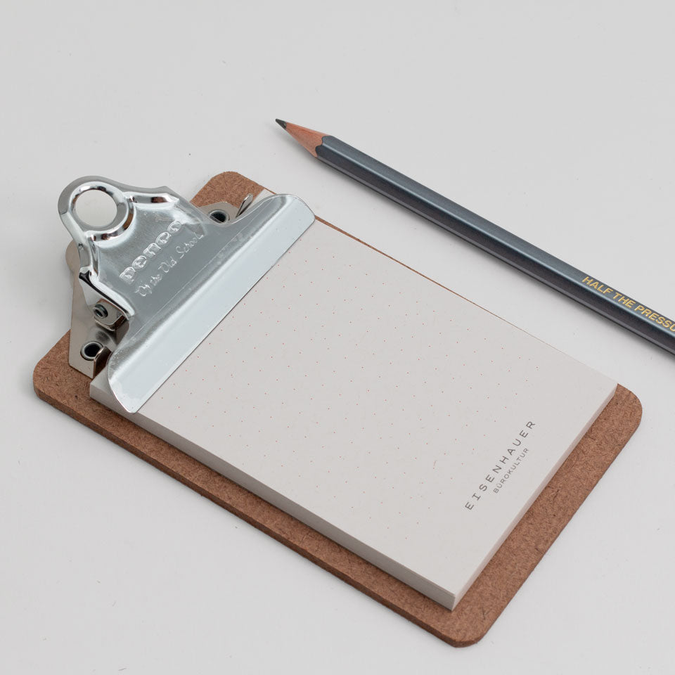 Klemmbrett silber A7