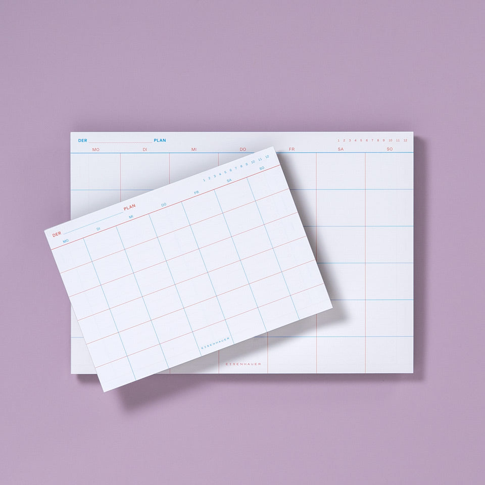 Notizblock Eisenhauer Planer