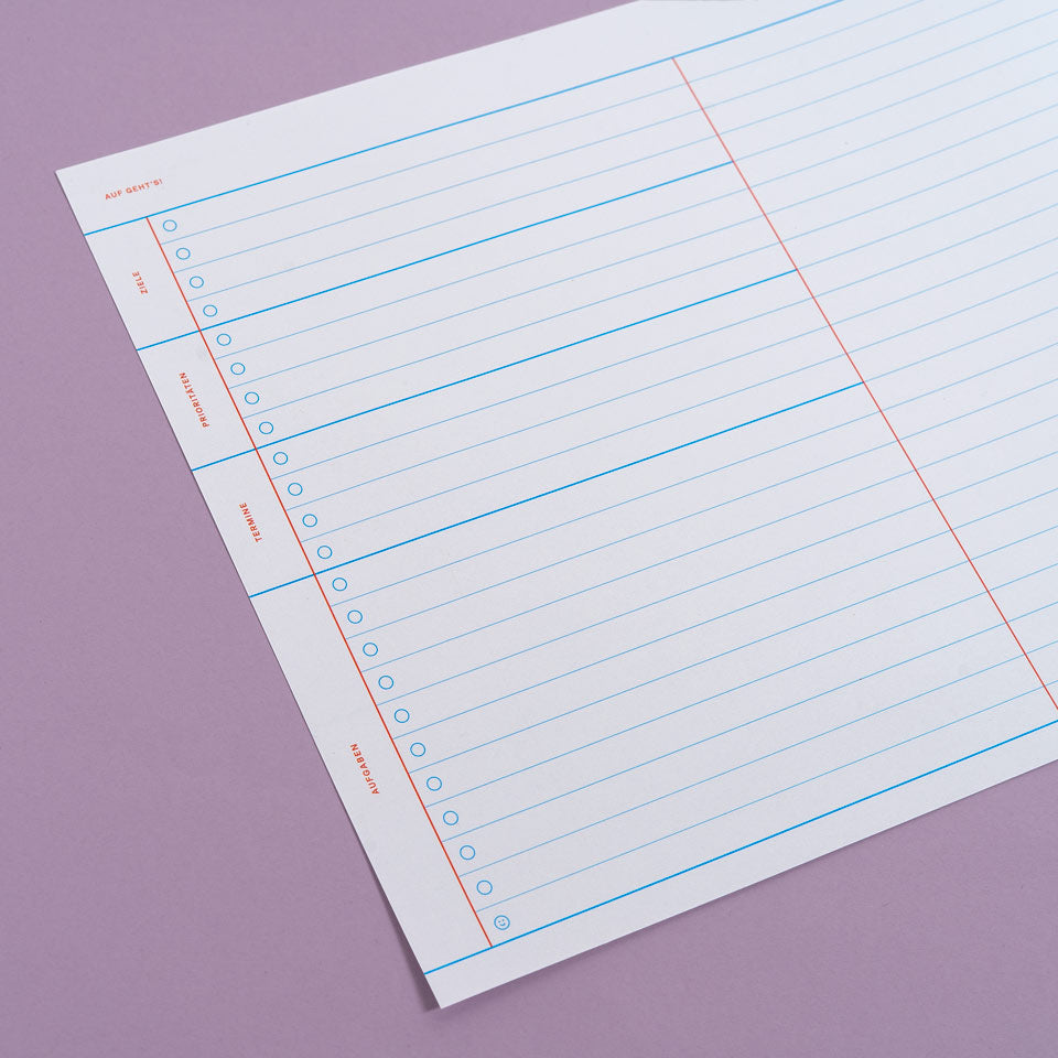 Notizblock Eisenhauer Planer