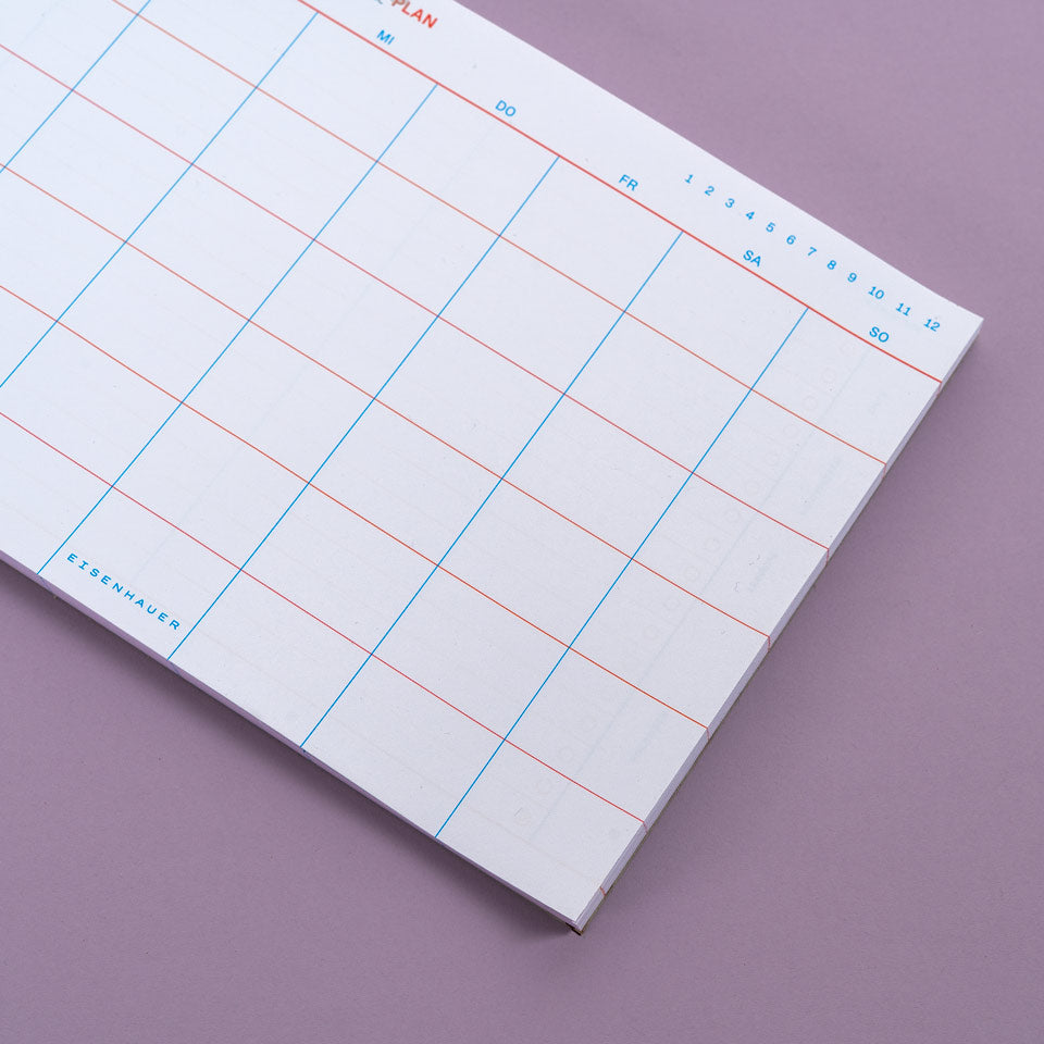 Notizblock Eisenhauer Planer