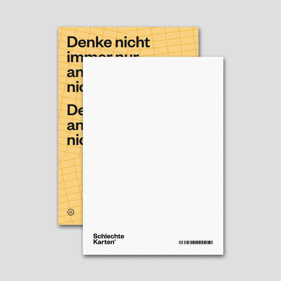 Postkarte Das, was du nicht hast