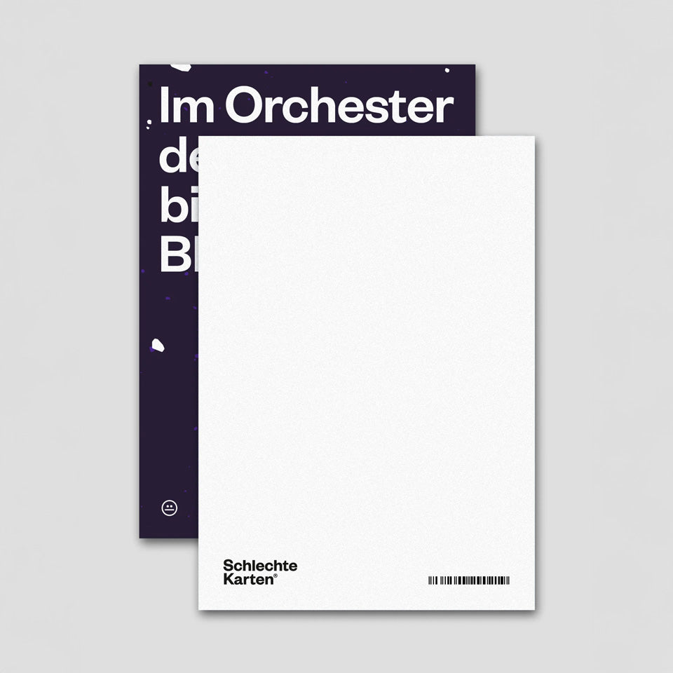 Postkarte Orchester