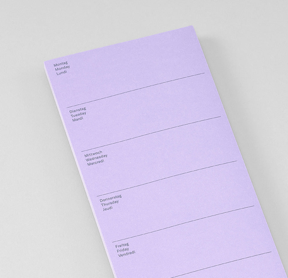 Sticky Wochenplaner