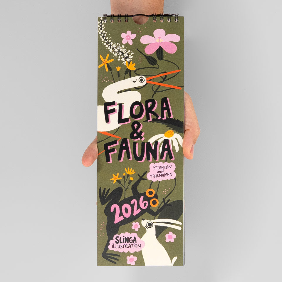 Flora & Fauna Wandkalender 2026