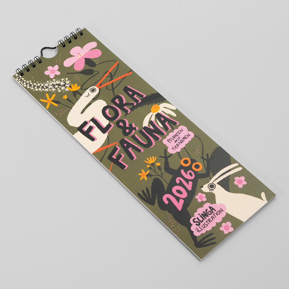Flora & Fauna Wandkalender 2026