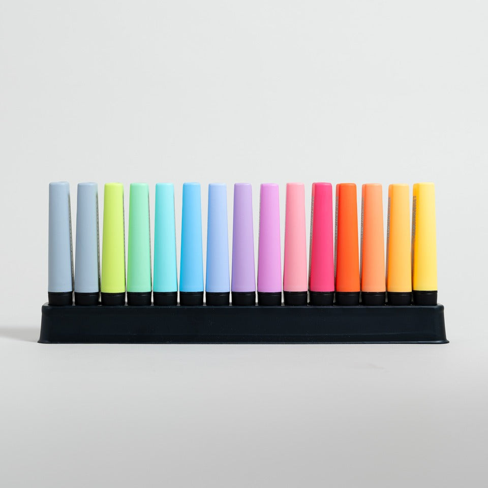 15er Set Textmarker Stabilo pastell