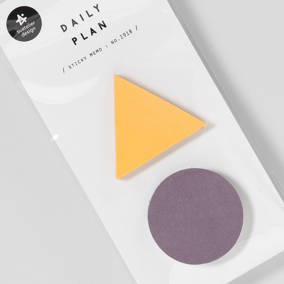 Daily Plan Sticky Memo 1918 Geometrisch