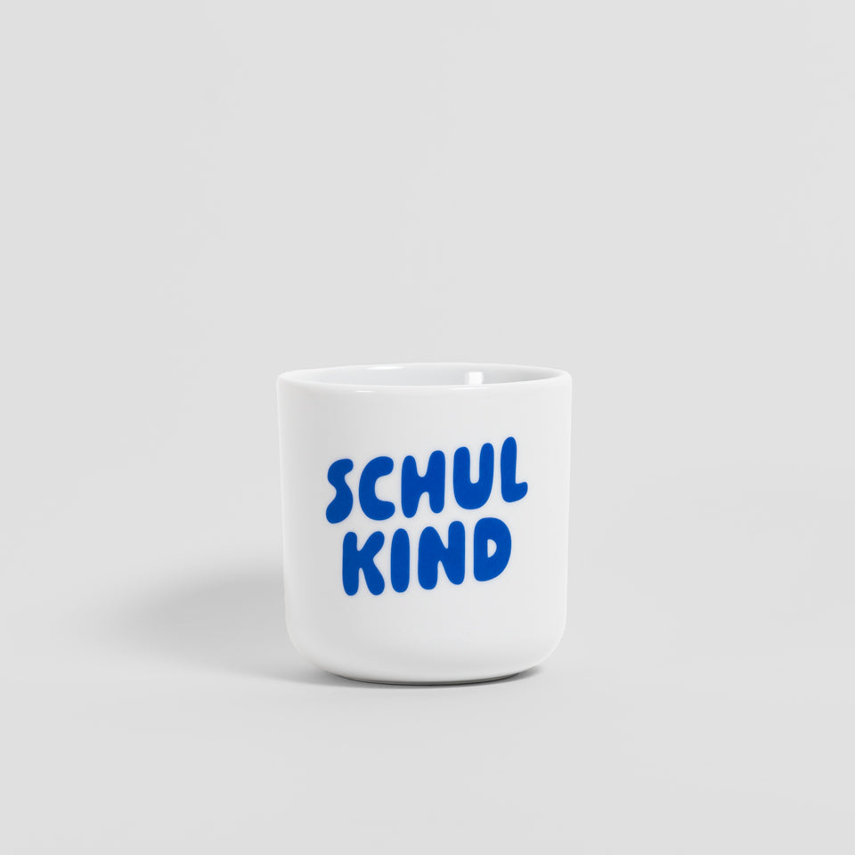 Becher Schulkind blau