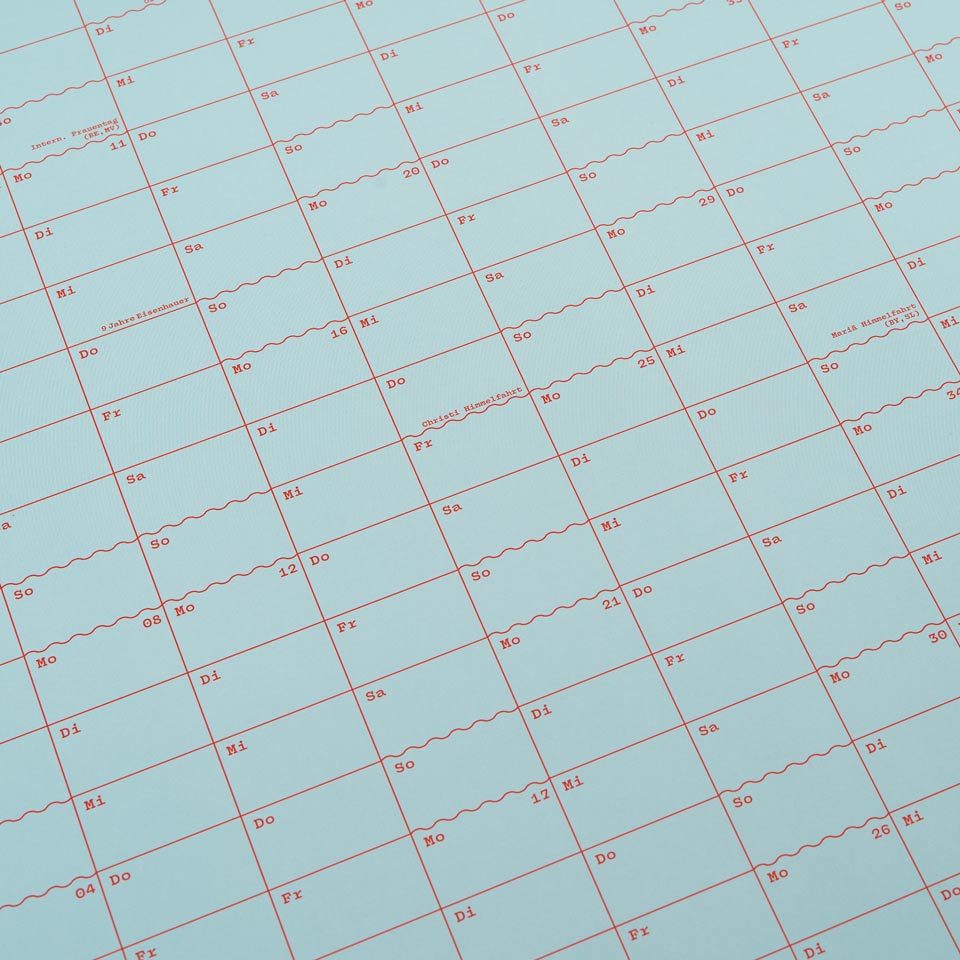 Eisenhauer Wandkalender 2026 – Doppelseitig hellbau